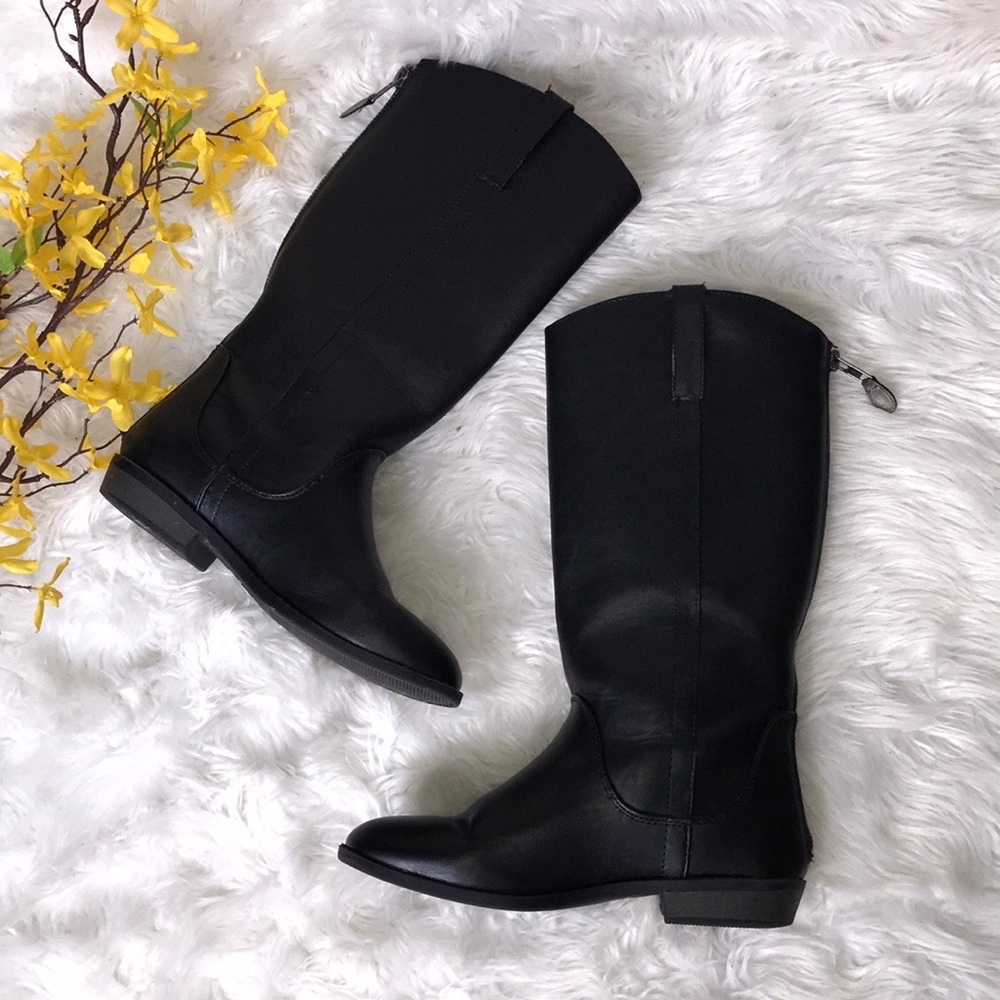Cat & Jack Girls Black Boots